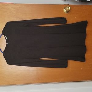 H & M Fit & Flare Long Sleeve Dress